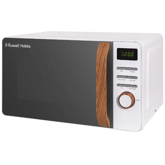 Russell Hobbs RHMD714-MN Scandi Compact Digital Microwave 17L, White