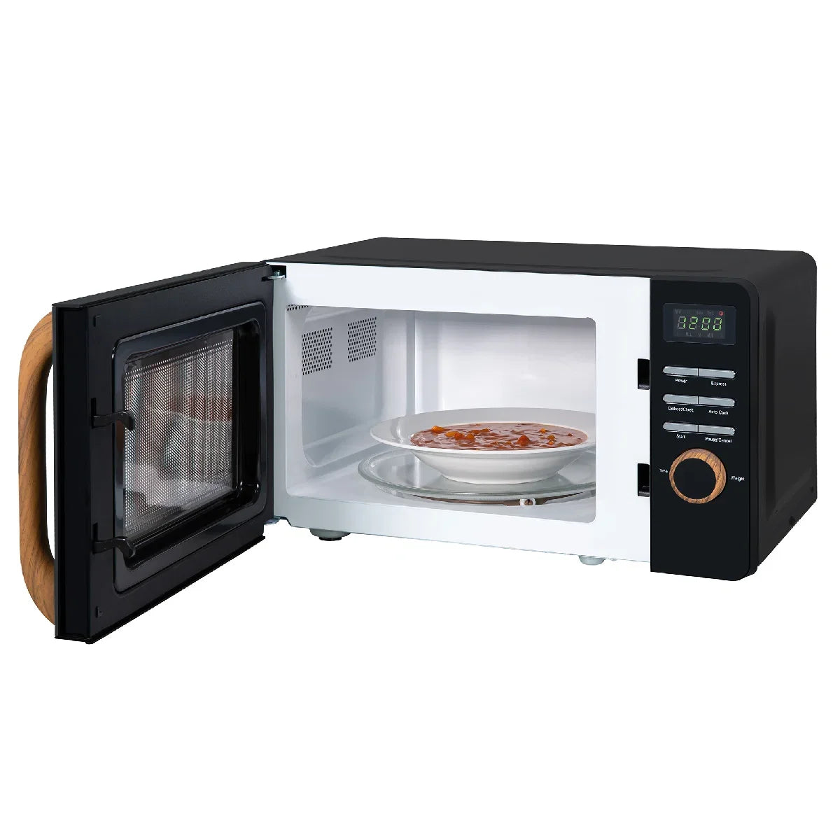 Russell Hobbs RHMD714B-MN Scandi Compact Digital Microwave 17L, Black