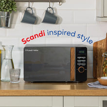 Russell Hobbs RHMD714B-MN Scandi Compact Digital Microwave 17L, Black