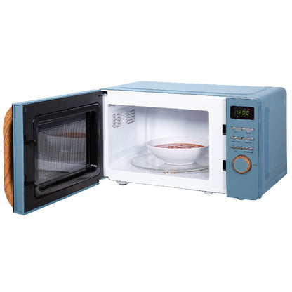 Russell Hobbs RHMD714BL-MN Scandi Compact Digital Microwave 17L, Blue