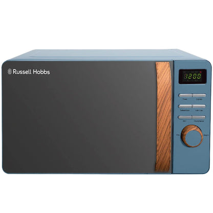 Russell Hobbs RHMD714BL-MN Scandi Compact Digital Microwave 17L, Blue