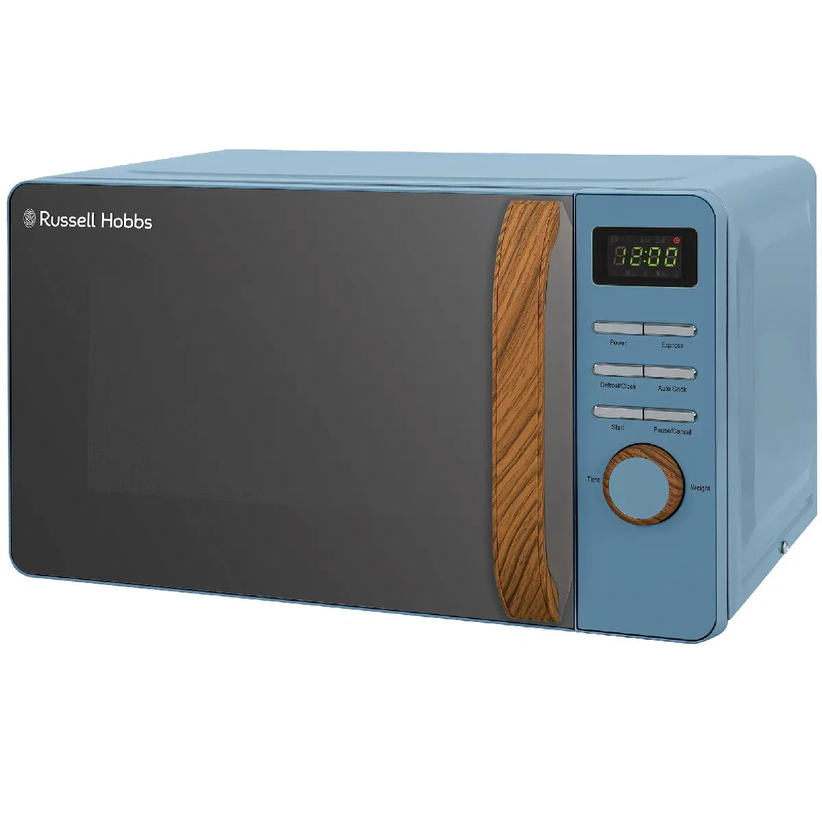Russell Hobbs RHMD714BL-MN Scandi Compact Digital Microwave 17L, Blue