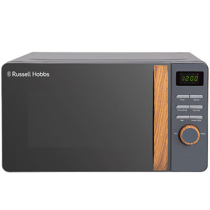 Russell Hobbs RHMD714G-MN Scandi Compact Digital Microwave 17L, Grey
