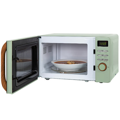 Russell Hobbs RHMD714MG-MN Scandi Compact Digital Microwave 17L, Matt Green