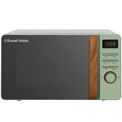 Russell Hobbs RHMD714MG-MN Scandi Compact Digital Microwave 17L, Matt Green