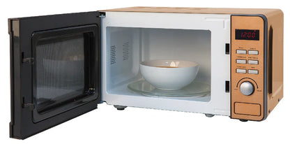 Russell Hobbs® RHMD804CP-N, 17L 800W Digital Microwave in Stainless Steel with Copper Effect