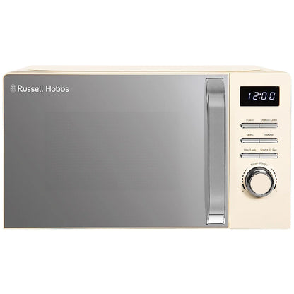 Russell Hobbs RHMD818C, 20L Digital Microwave in Cream