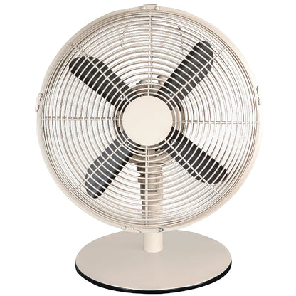 Russell Hobbs RHMDF1201GR Metal Desk Fan in Greige