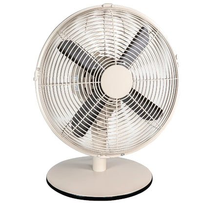 Russell Hobbs RHMDF1201GR Metal Desk Fan in Greige