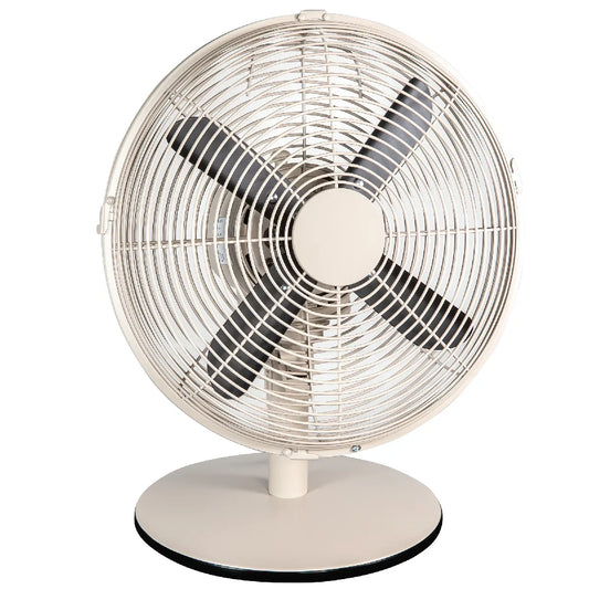 Russell Hobbs RHMDF1201GR Metal Desk Fan in Greige