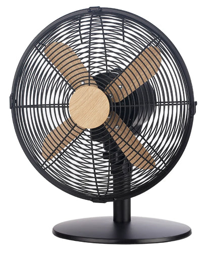 Russell Hobbs RHMDF1201WDB 12" Black Scandi Style Desk Fan