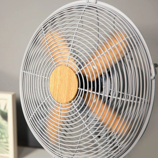 Russell Hobbs RHMDF1201WDG 12" Scandi Desk Fan in Grey and Wood Effect