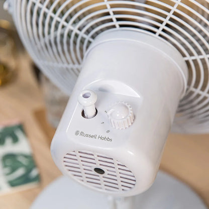 Russell Hobbs RHMDF1201WDW 12" White Scandi Style Desk Fan