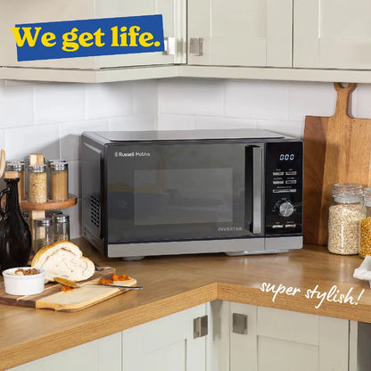 Russell Hobbs RHMI2503B 25L, Digital, Inverter Microwave in Black