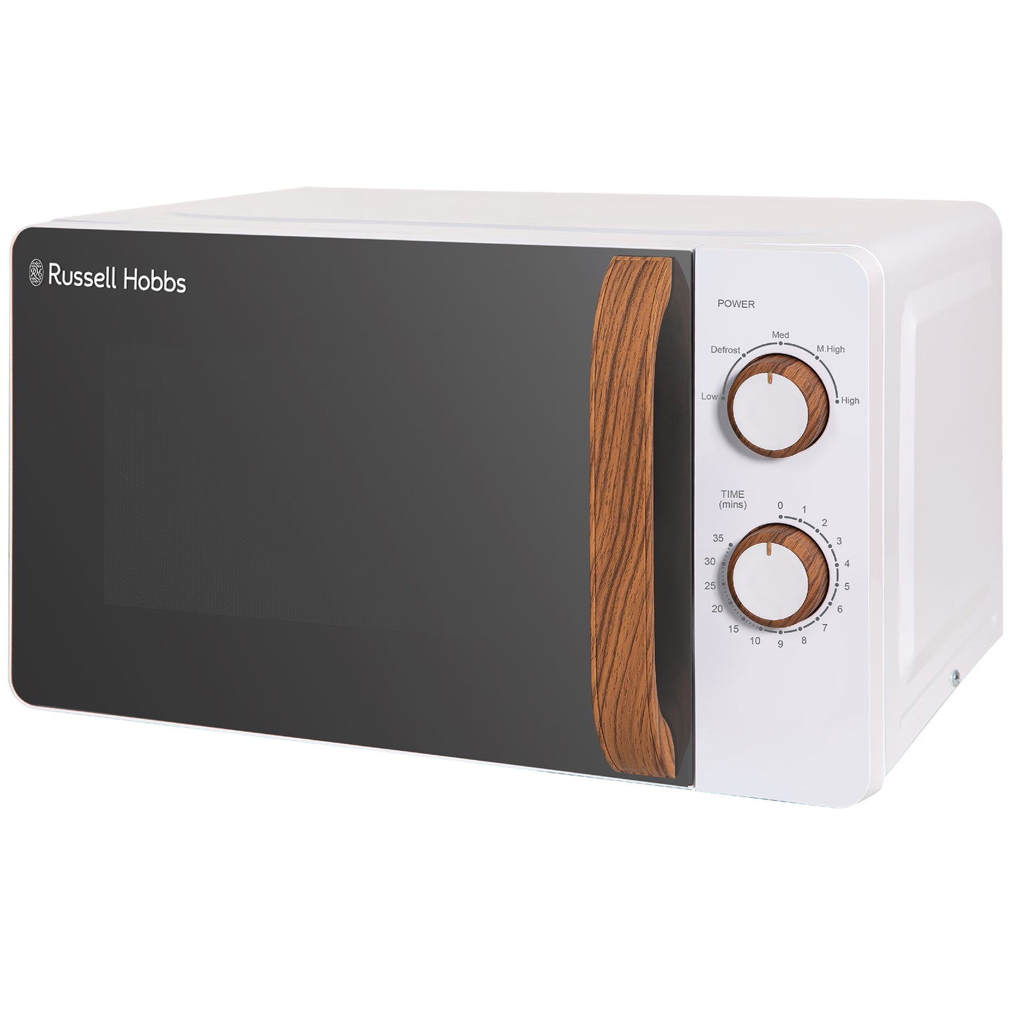 Russell Hobbs RHMM713-N/01 Scandi Compact Manual Microwave 17L White