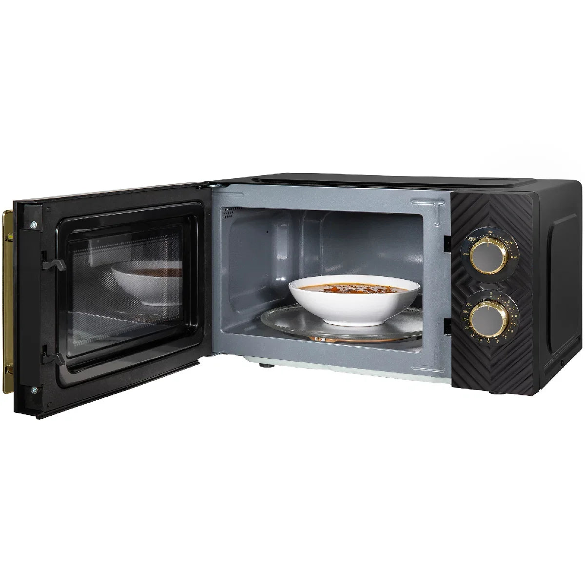 Russell Hobbs RHMM723B 17L Manual Groove Microwave in Black