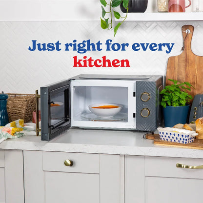 Russell Hobbs 17L, Manual Groove Microwave in Grey - RHMM723G