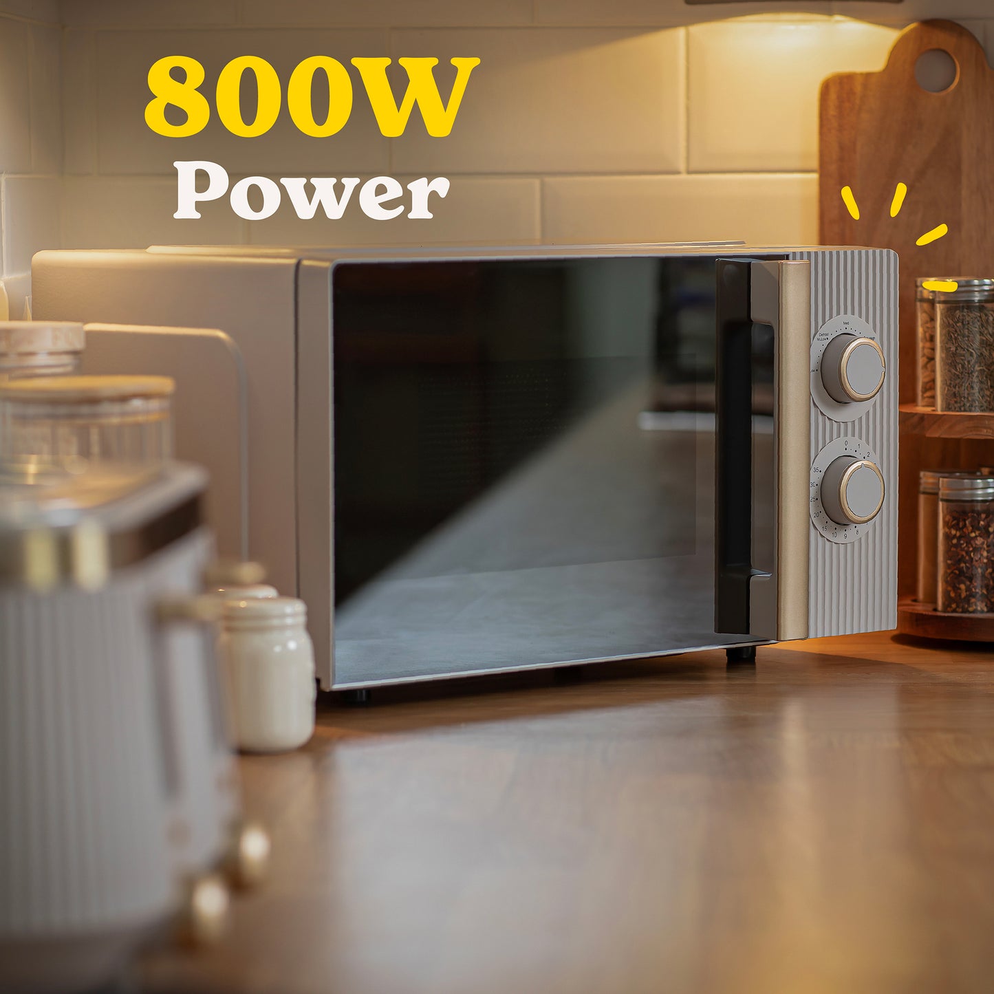 Russell Hobbs RHMM833ST Bronte 20 Litre Manual Microwave Stone