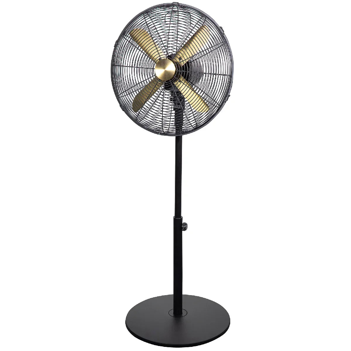 Russell Hobbs RHMPF1601BG 16” Metal Pedestal Fan in Brushed Gold & Black