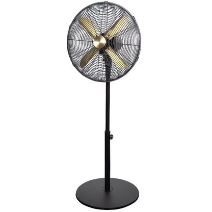 Russell Hobbs RHMPF1601BG 16” Metal Pedestal Fan in Brushed Gold & Black