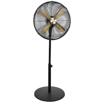 Russell Hobbs RHMPF1601BG 16” Metal Pedestal Fan in Brushed Gold & Black