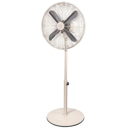 Russell Hobbs RHMPF1601GR 16” Metal Pedestal Fan in Greige
