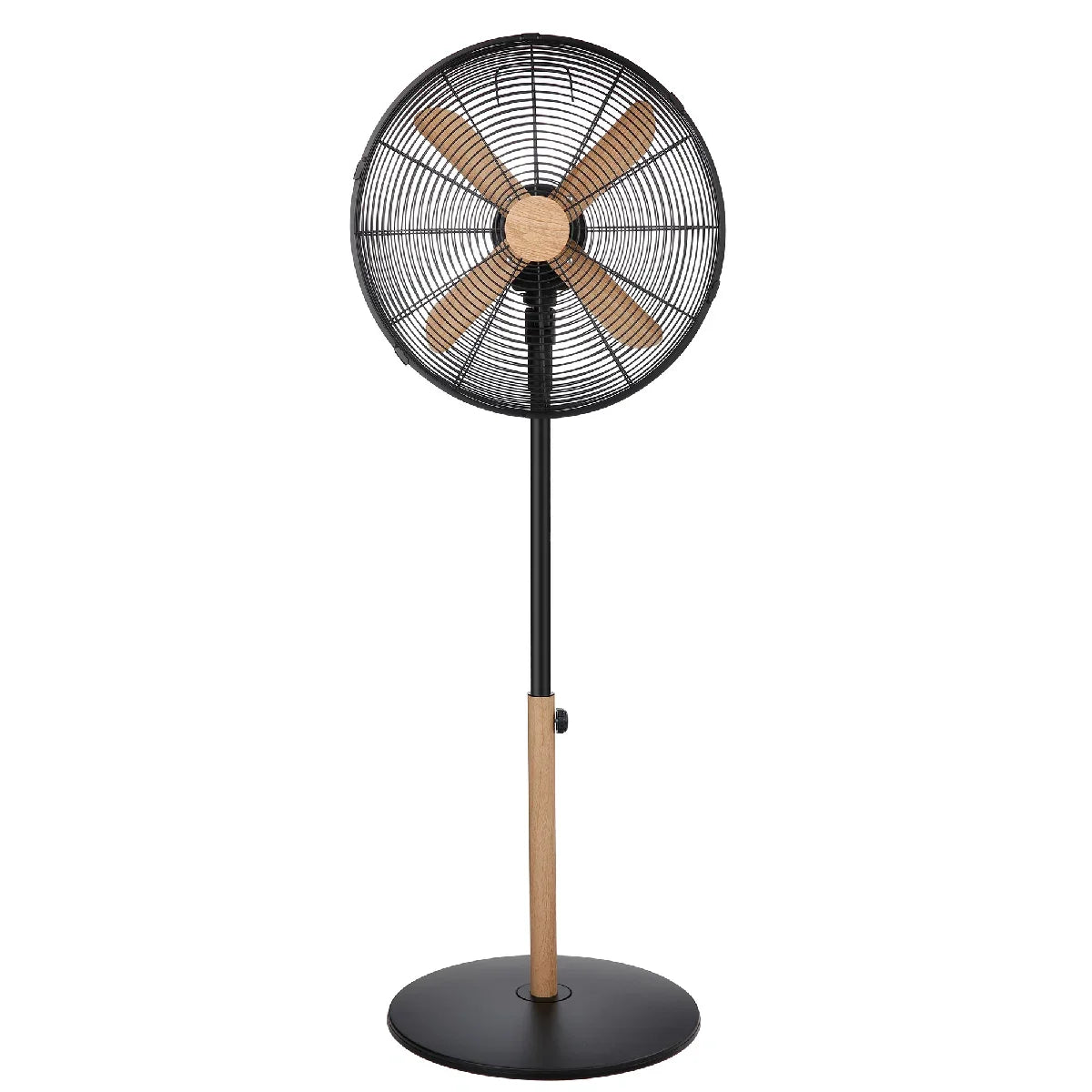 Russell Hobbs RHMPF1601WDB 16" Black Scandi Style Pedestal Fan
