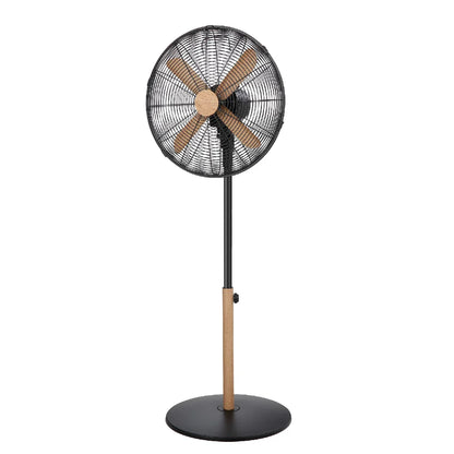 Russell Hobbs RHMPF1601WDB 16" Black Scandi Style Pedestal Fan