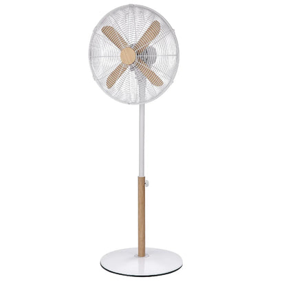 Russell Hobbs RHMPF1601WDW 16" White Scandi Style Pedestal Fan