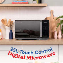 Russell Hobbs RHMT2512B 25L Digital Microwave, Black