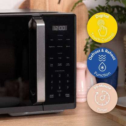 Russell Hobbs RHMT2512B 25L Digital Microwave, Black