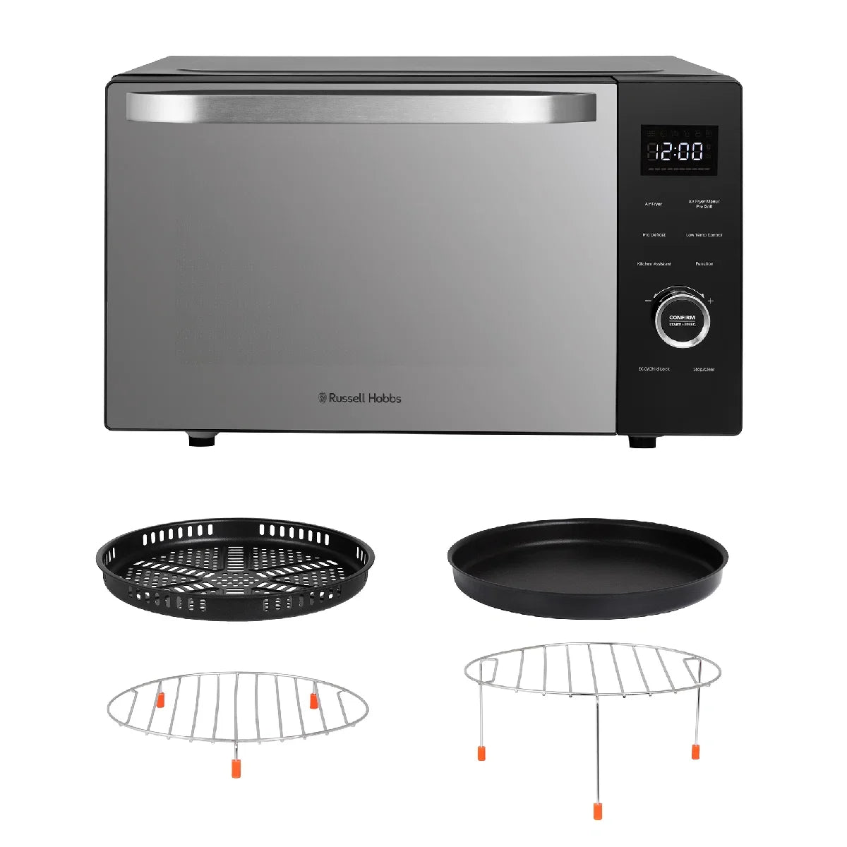 Russell Hobbs® RHMT3001B, 30L 4-in-1 Touch Control Digital Combination Microwave in Black
