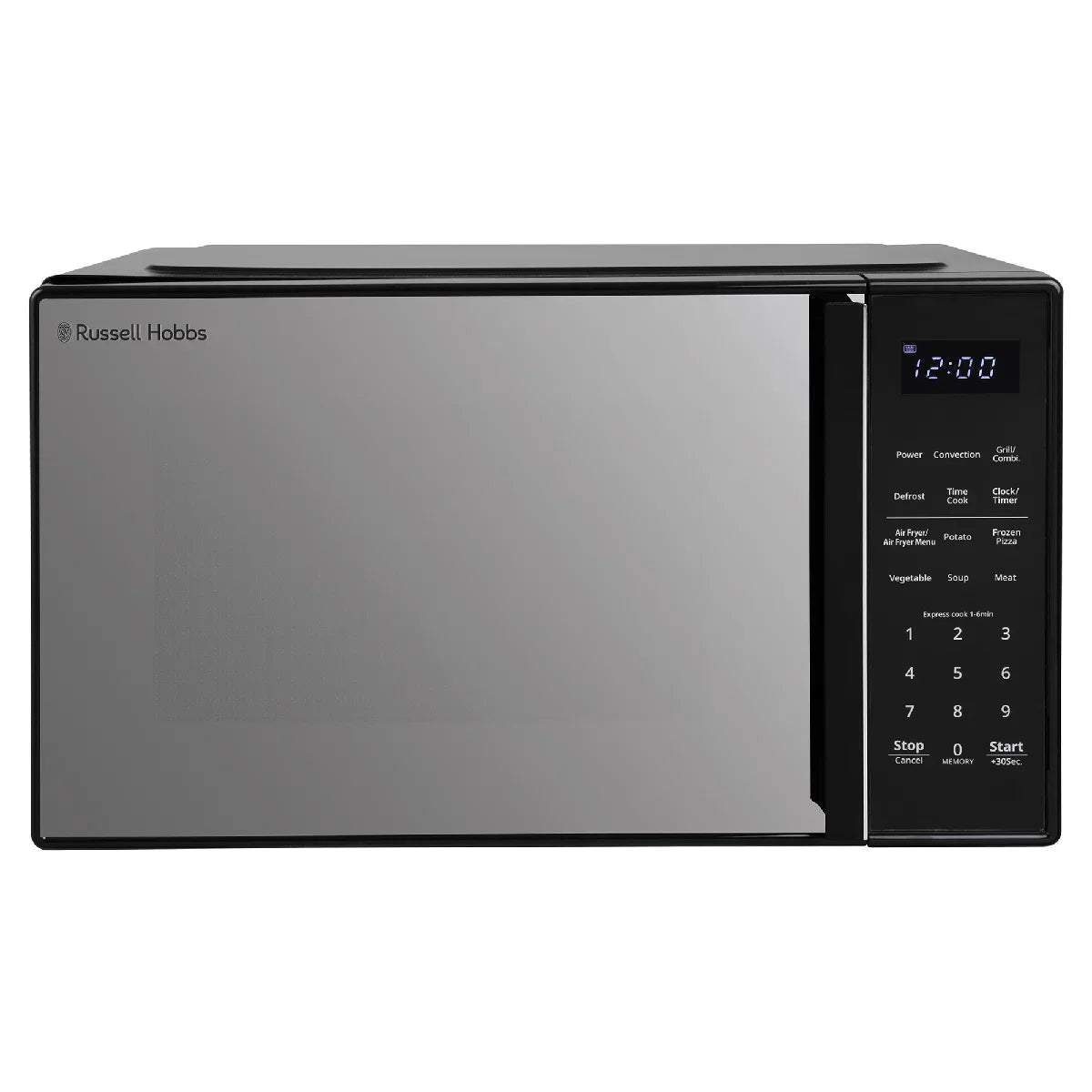 Russell Hobbs® RHMTAF2302B 23L 4-in-1 Touch Control Digital Combination Microwave with Air Fryer Function in Black