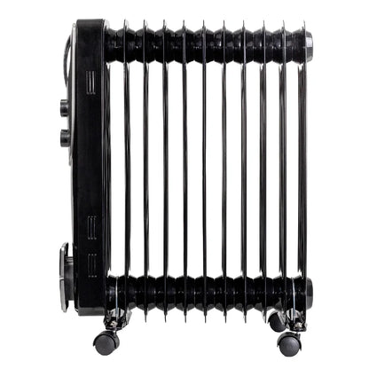 Russell Hobbs RHOFR1106B 2.5kW 11-fin Oil Filled Radiator in Black