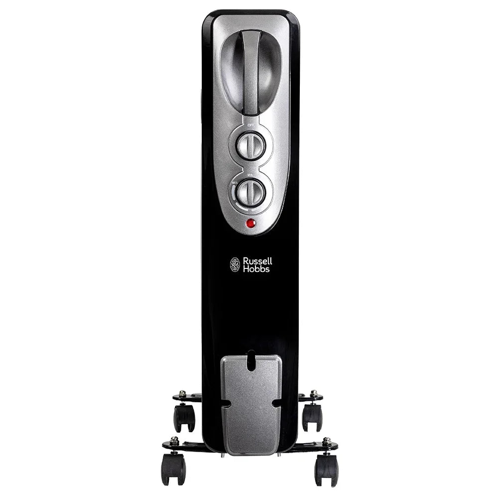 Russell Hobbs RHOFR1106B 2.5kW 11-fin Oil Filled Radiator in Black