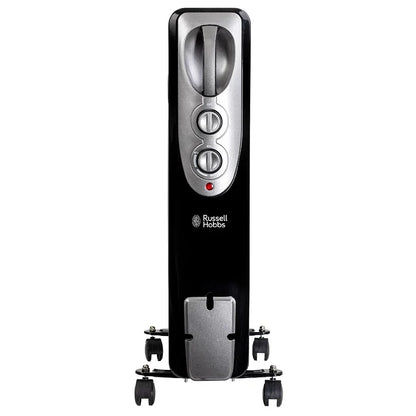 Russell Hobbs RHOFR1106B 2.5kW 11-fin Oil Filled Radiator in Black