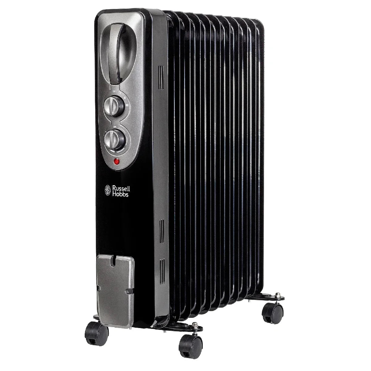 Russell Hobbs RHOFR1106B 2.5kW 11-fin Oil Filled Radiator in Black