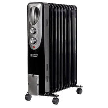 Russell Hobbs RHOFR1106B 2.5kW 11-fin Oil Filled Radiator in Black