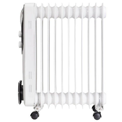 Russell Hobbs RHOFR1106 2.5kW 11-fin Oil Filled Radiator in White