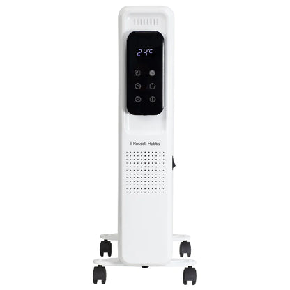 Russell Hobbs RHOFR2009-D 2kW Digital Touch Control 9-fin Oil Filled Radiator in White