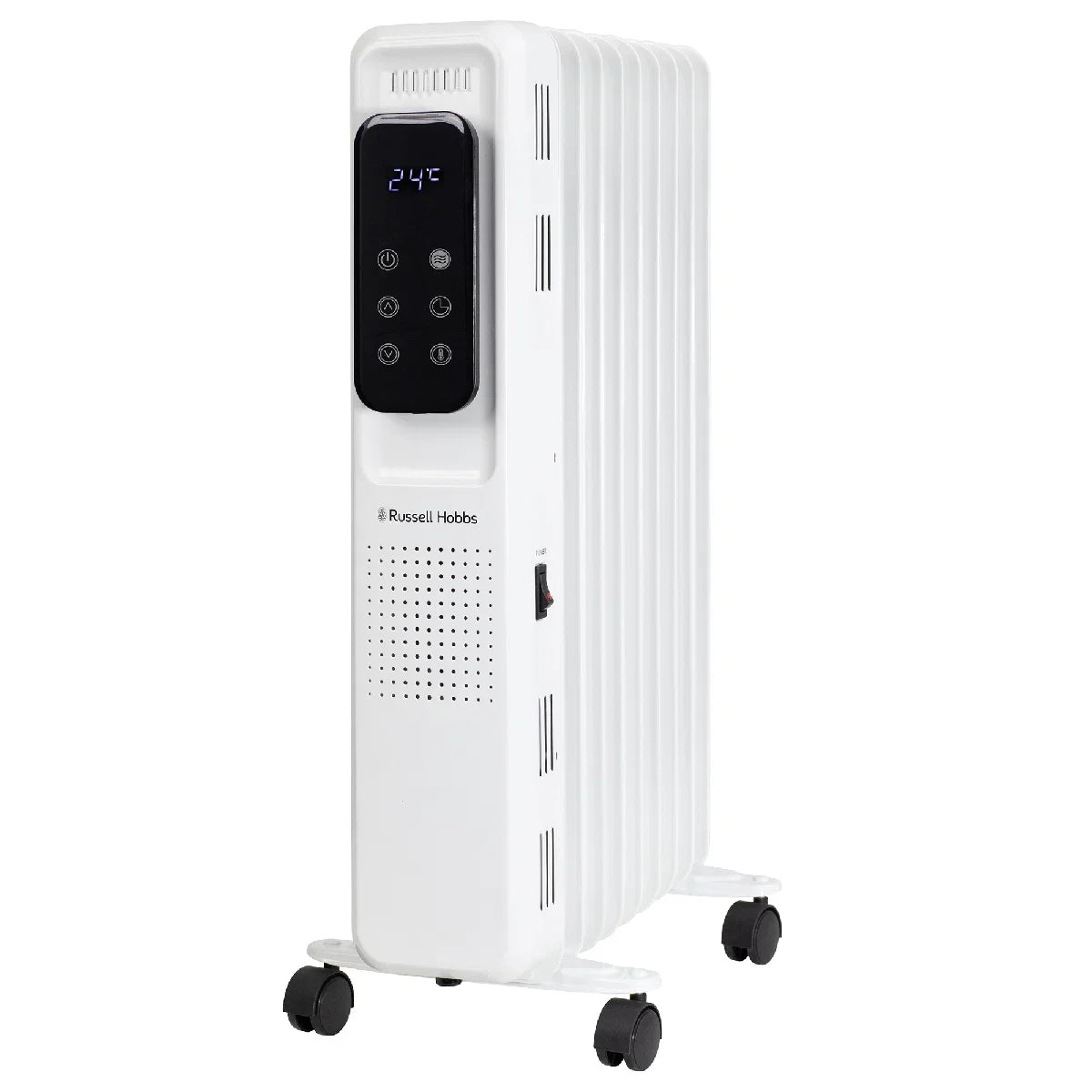 Russell Hobbs RHOFR2009-D 2kW Digital Touch Control 9-fin Oil Filled Radiator in White