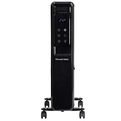 Russell Hobbs RHOFR2009B-D 2kW Digital Touch Control 9-fin Oil Filled Radiator in Black