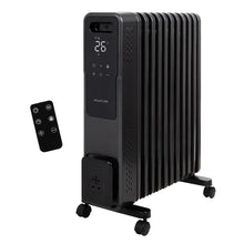 Russell Hobbs® RHOFR2500-M-D, 2.5kW 11 Fin Digital Oil Filled Radiator with M-Shaped Fins, Touch Control and Remote in Graphite