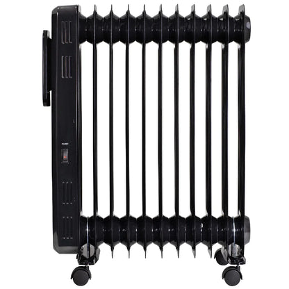 Russell Hobbs RHOFR2521B-D 2.5kW Digital Touch Control 11-fin Oil Filled Radiator in Black