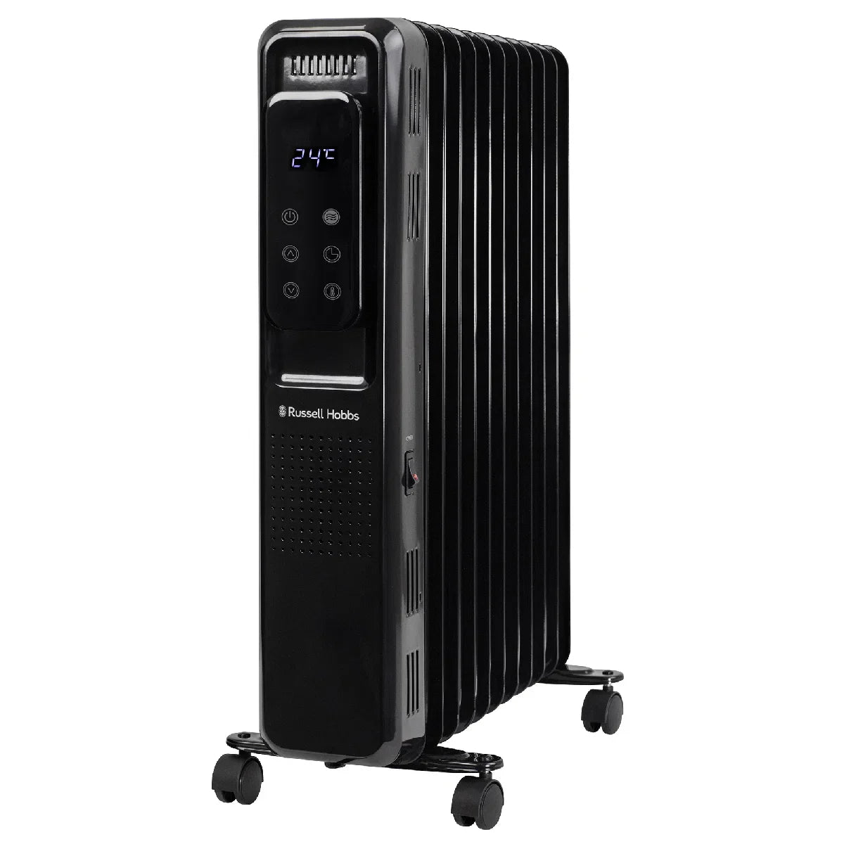 Russell Hobbs RHOFR2521B-D 2.5kW Digital Touch Control 11-fin Oil Filled Radiator in Black