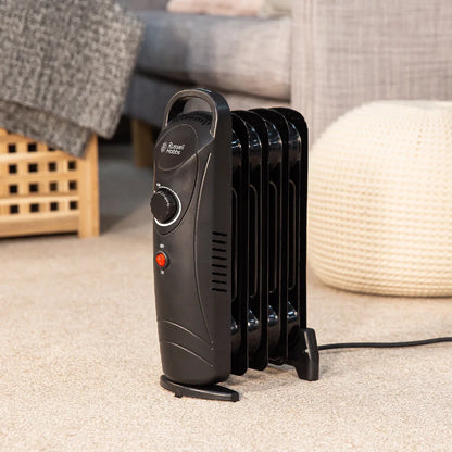 Russell Hobbs RHOFR3001 5 Fin Oil Filled Radiator in Black