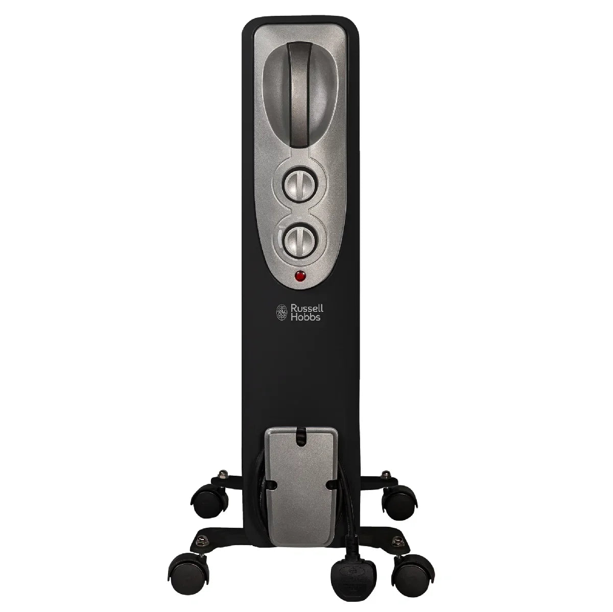 Russell Hobbs RHOFR5002B 2kW Oil Filled Radiator, 9 Fin, Black