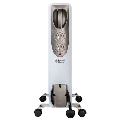 Russell Hobbs RHOFR5002 2kW Oil Filled Radiator, 9 Fin, White