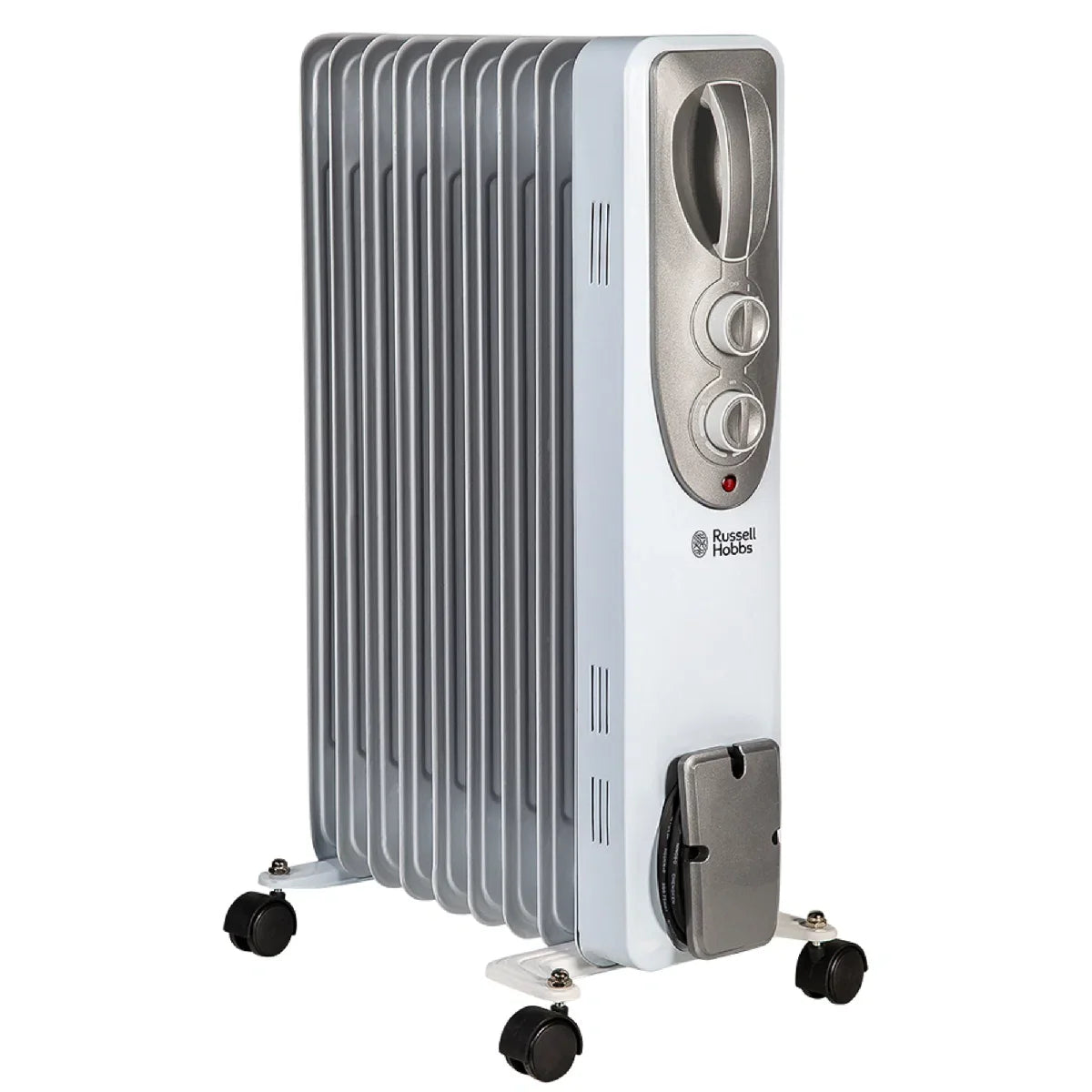 Russell Hobbs RHOFR5002 2kW Oil Filled Radiator, 9 Fin, White
