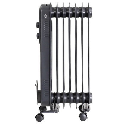 Russell Hobbs RHOFR7004A 1.5kW 7-fin Oil Filled Radiator in Matt Anthracite
